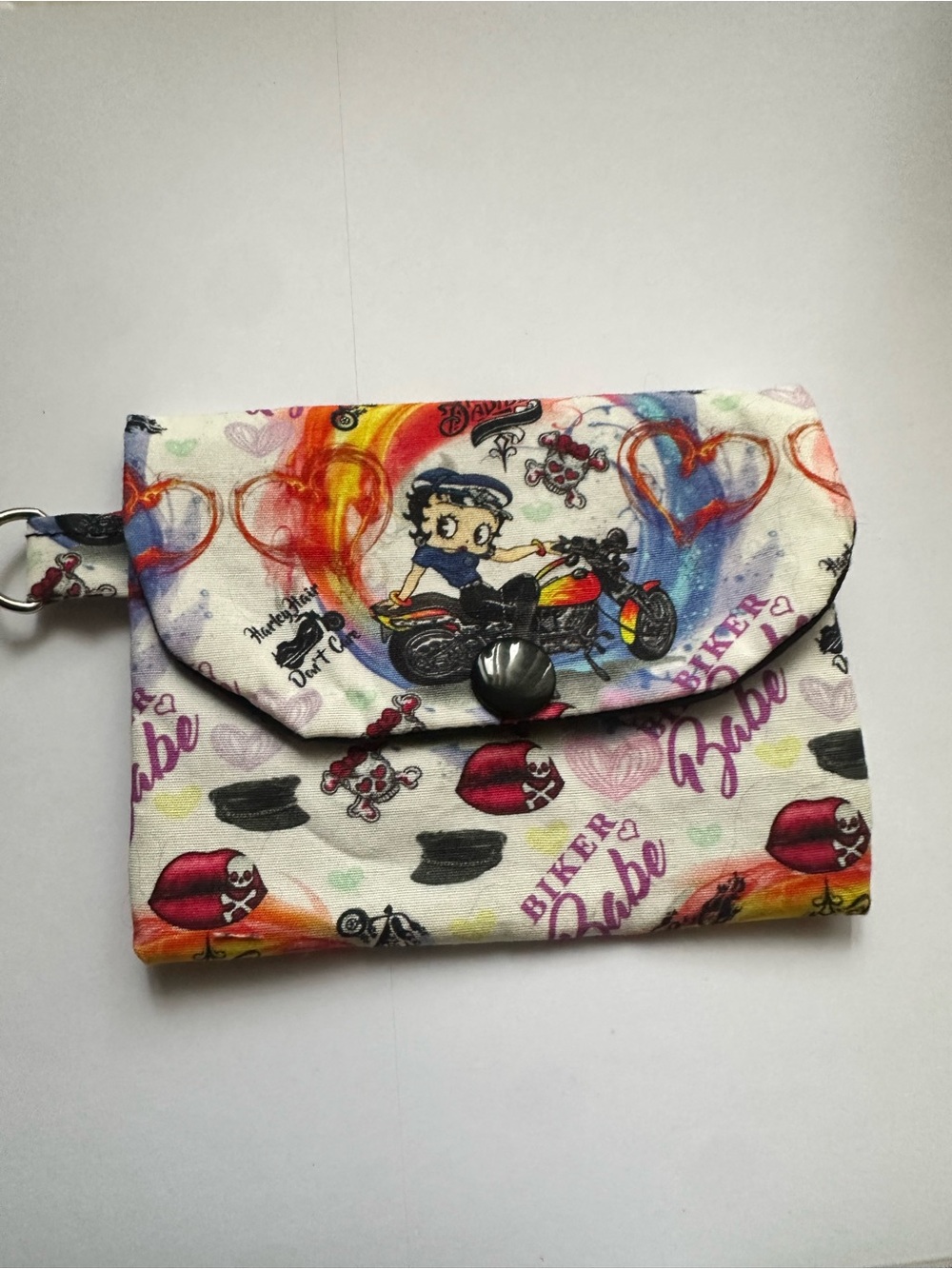 Biker Betty Wristlet Coin Purse - Multicolor